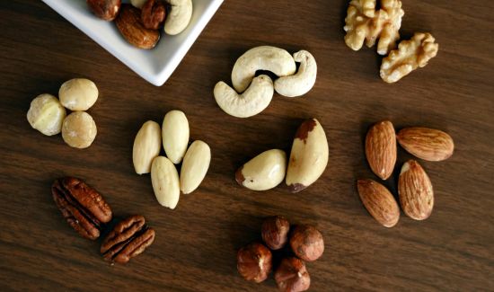 Nuts and Seeds in high protein foods